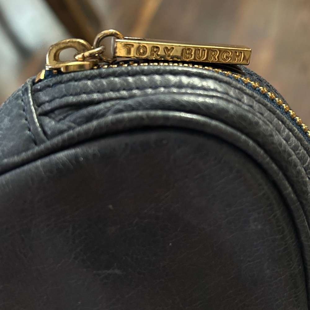 Tory Burch Leather Vanity Pouch - Picture 4 of 8